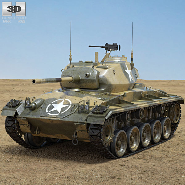 M24 Chaffee 3D model