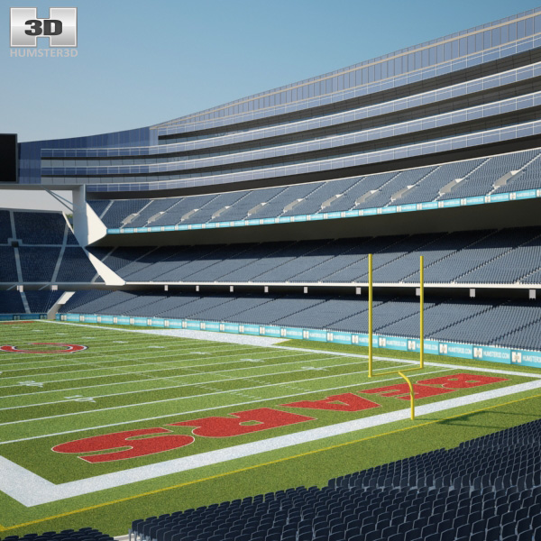 Soldier Field 3D model