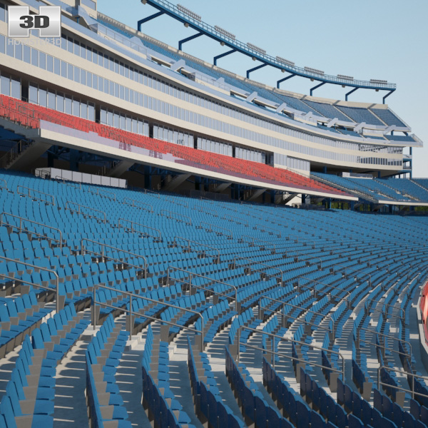 Gillette Stadium 3D model