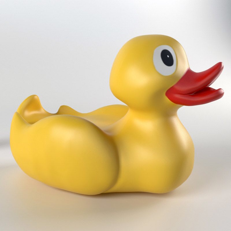 Rubber duck 3D model.