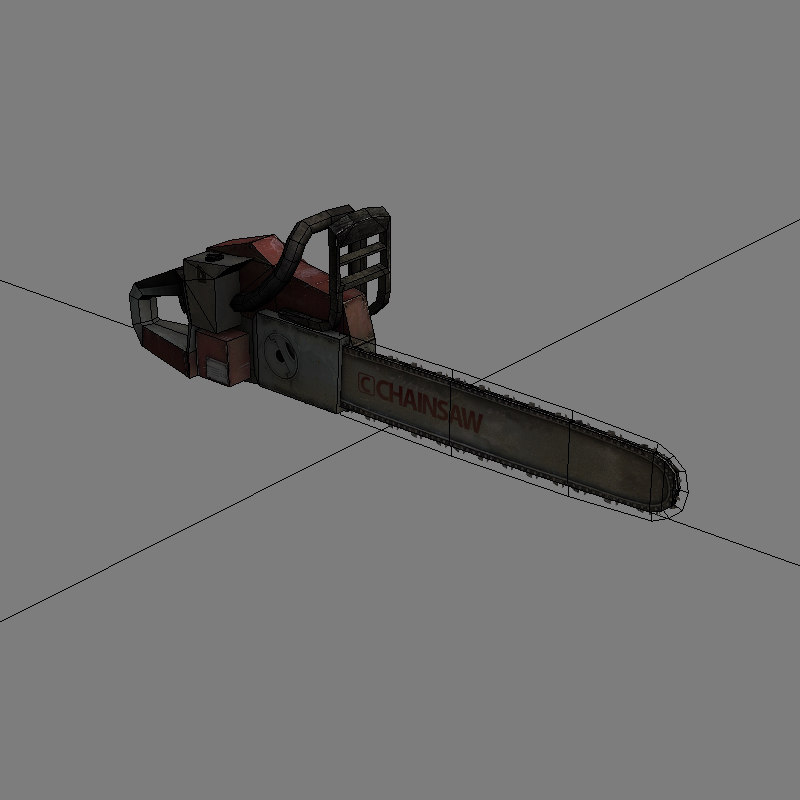 Chainsaw 3D model.
