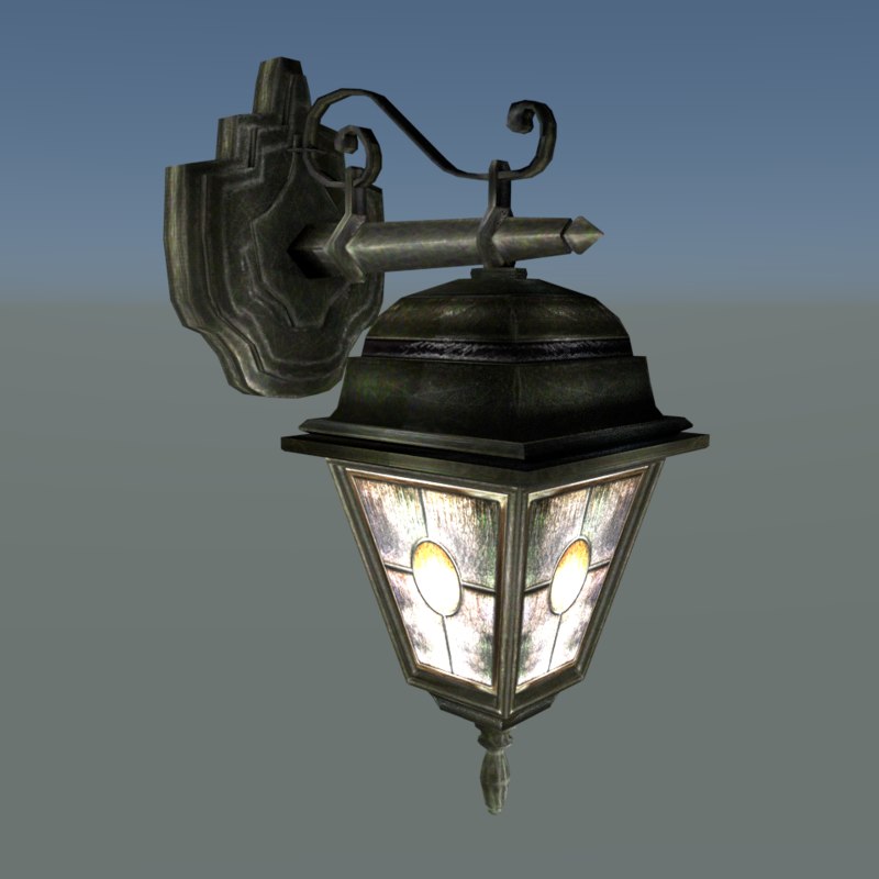 Garden Street Lamp 3D model Download for Free