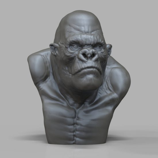 King Kong Bust 3D model Download for Free