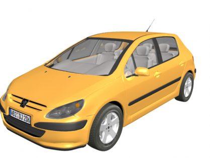 Peugeot 307 3D model