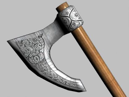 Medieval battle axe