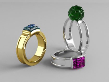 Rings with Gemstones