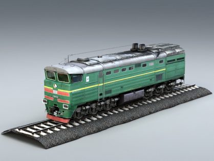 Diesel Locomotive Engine
