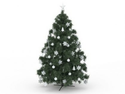 Artificial Christmas tree 3D model