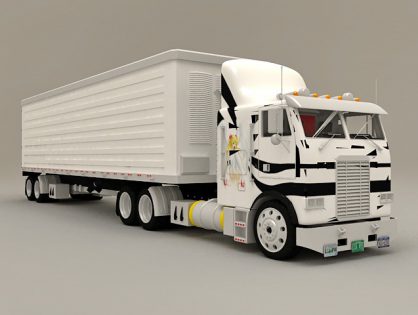 Box Truck Container 3D model