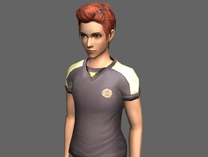 Sport guy 3D model