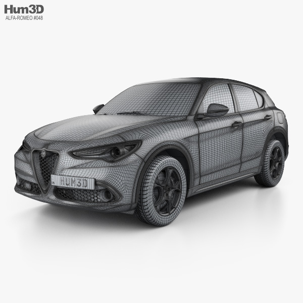 Alfa Romeo Stelvio Q4 2020 3D model