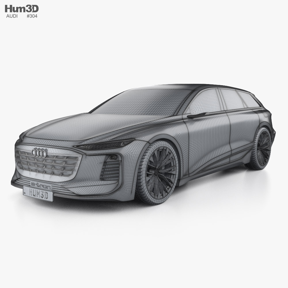 Audi A6 Avant e-tron 2024 3D model