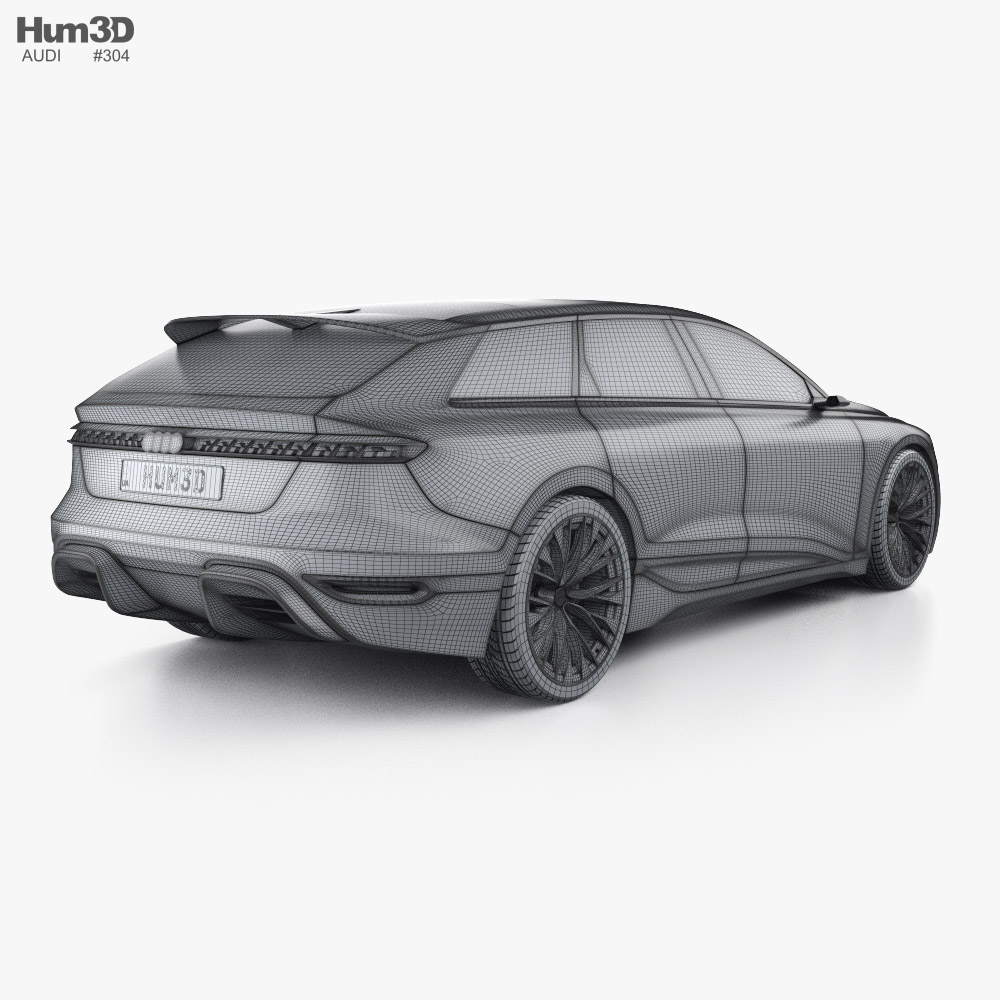 Audi A6 Avant e-tron 2024 3D model