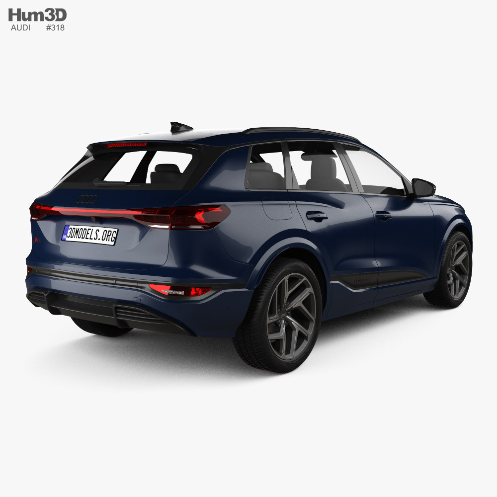 Audi Q6 e-tron Quattro S Line 2024 3D model