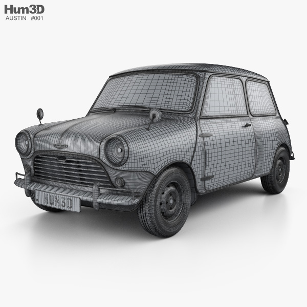 Austin Mini Cooper S 1964 3D model