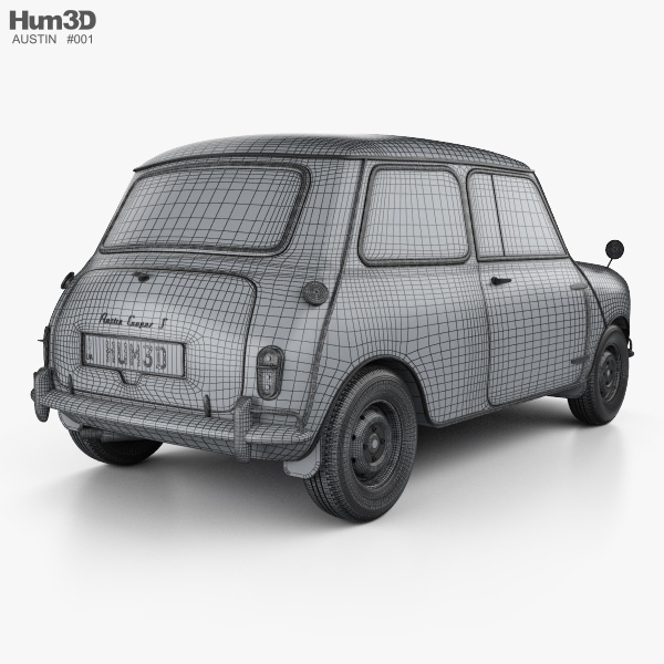 Austin Mini Cooper S 1964 3D model