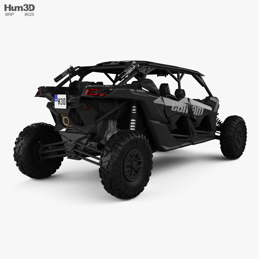 BRP Can-Am Maverick X3 MAX X RS Turbo RR 2024 3D model