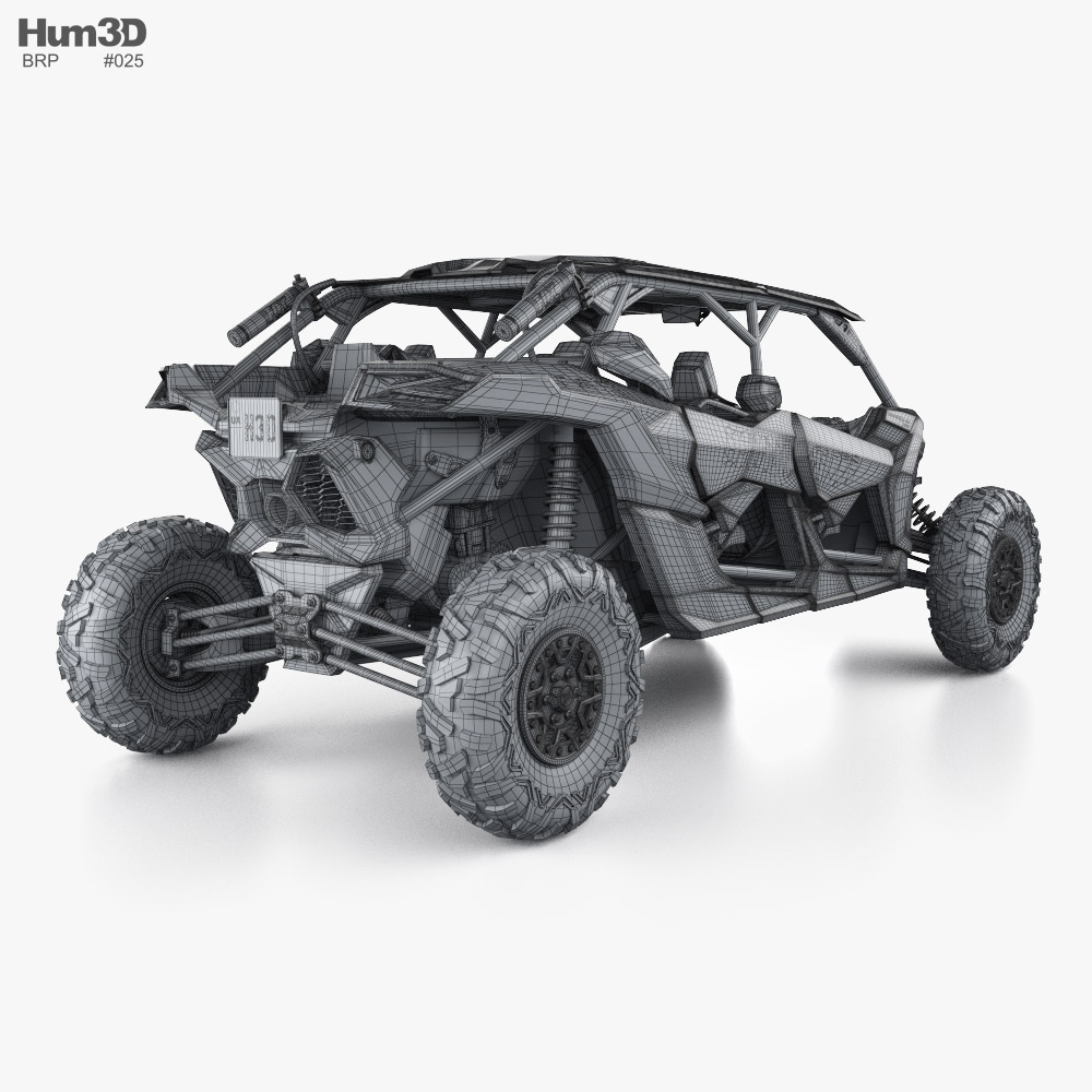 BRP Can-Am Maverick X3 MAX X RS Turbo RR 2024 3D model