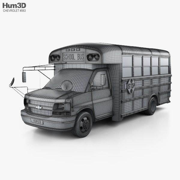 Thomas Minotour School Bus 2012 3D model