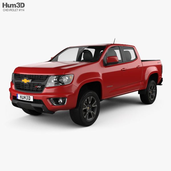 Chevrolet Colorado Double Cab 2017 3D model