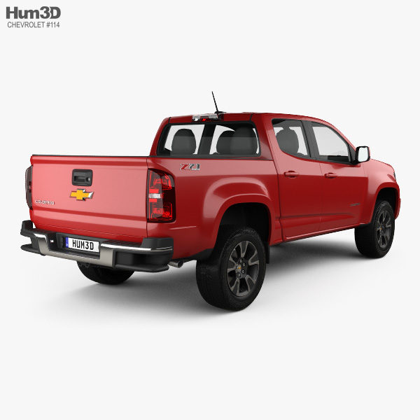 Chevrolet Colorado Double Cab 2017 3D model