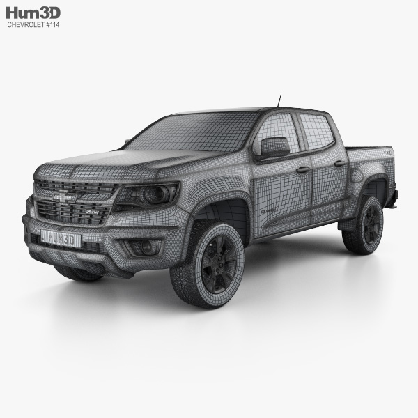 Chevrolet Colorado Double Cab 2017 3D model