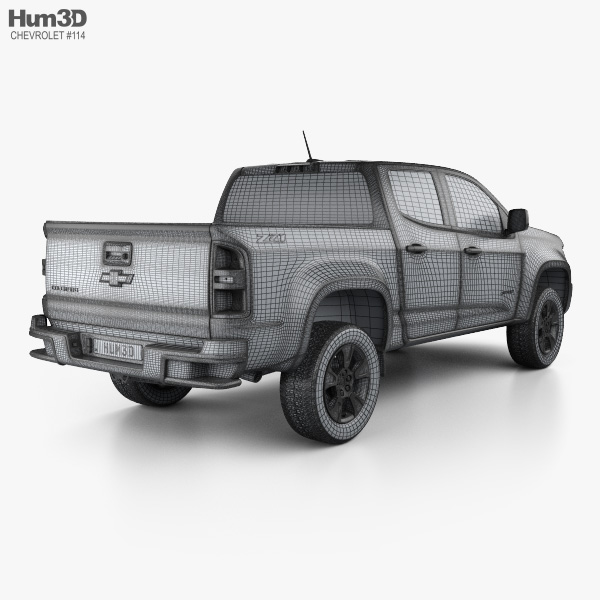 Chevrolet Colorado Double Cab 2017 3D model