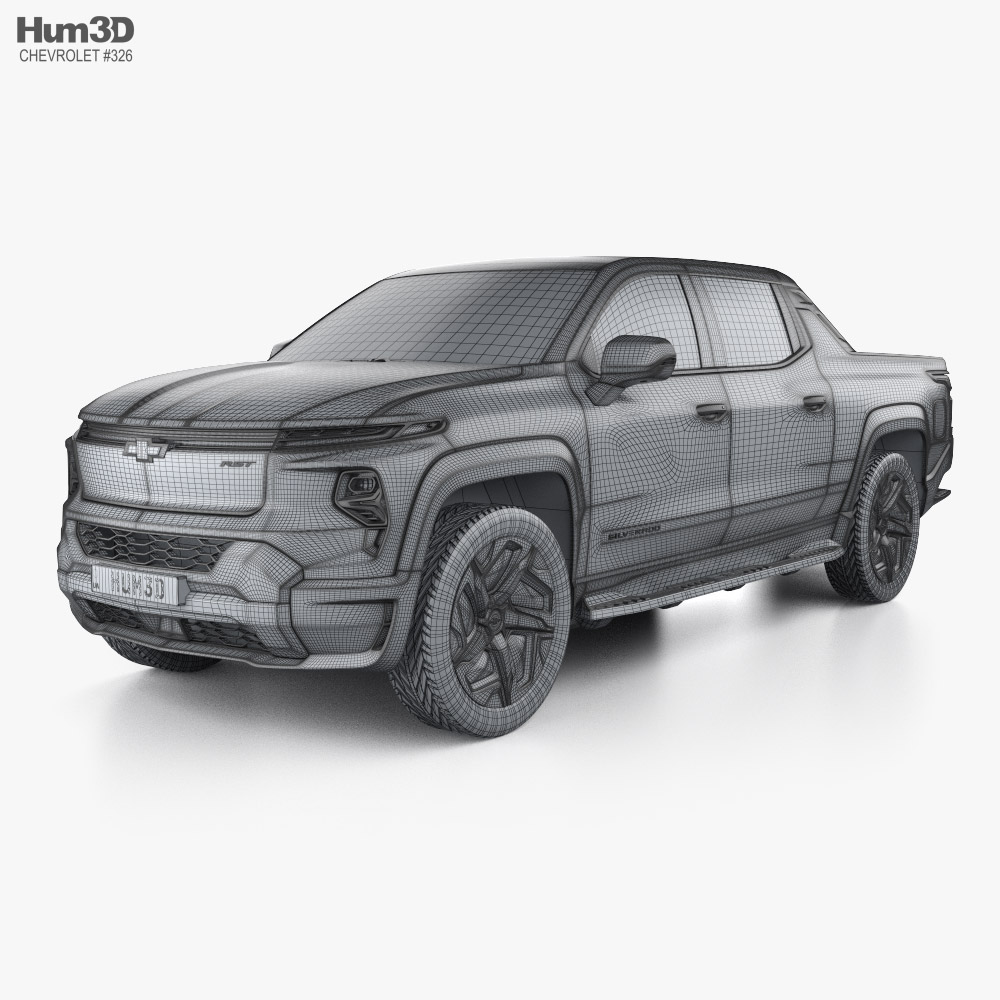 Chevrolet Silverado EV Crew Cab RST 2024 3D model