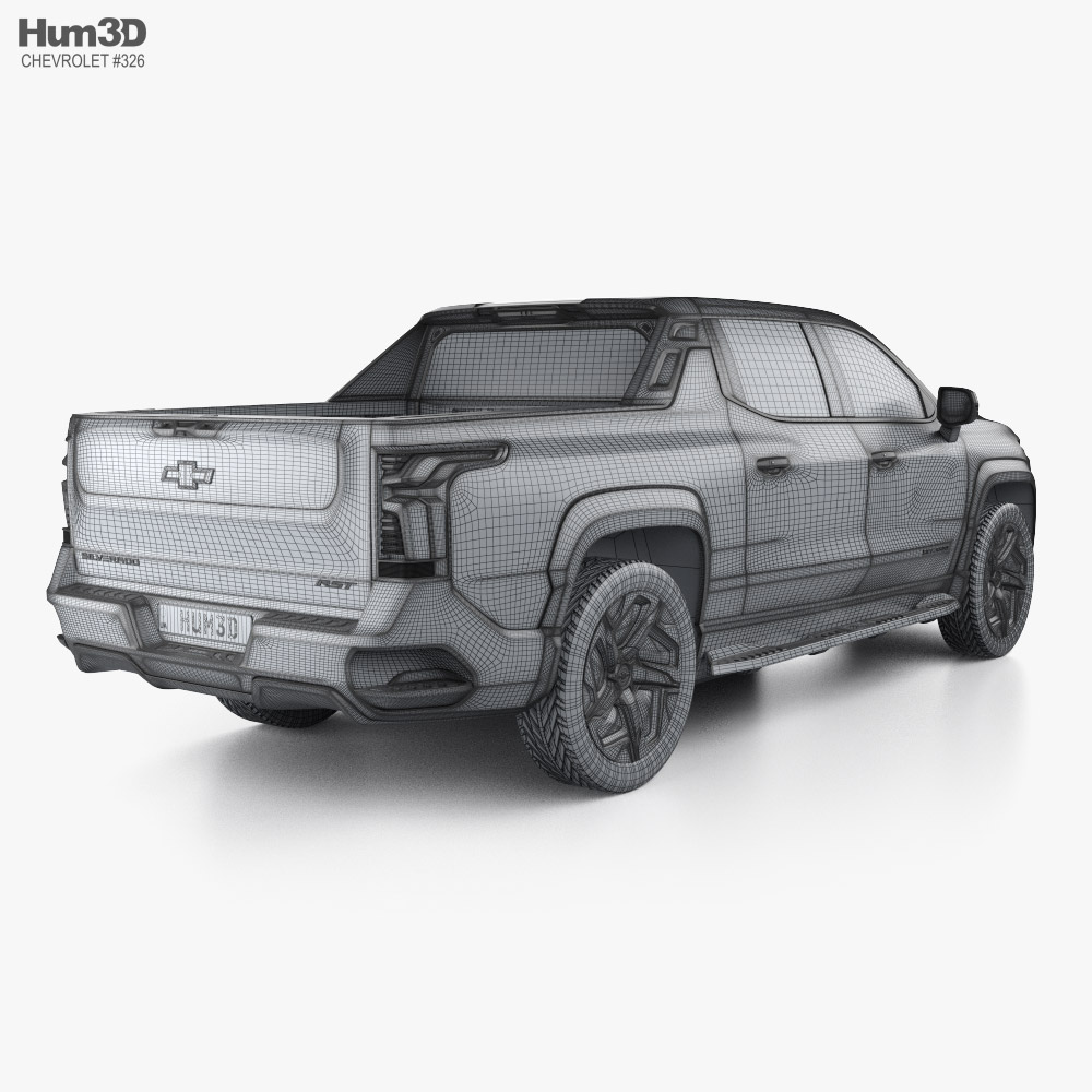 Chevrolet Silverado EV Crew Cab RST 2024 3D model