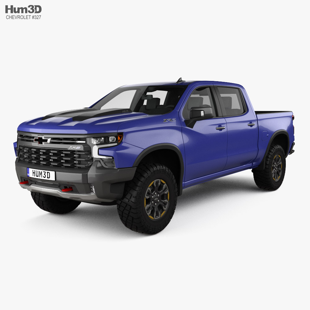 Chevrolet Silverado 1500 Crew Cab Standard Bed ZR2 2024 3D model
