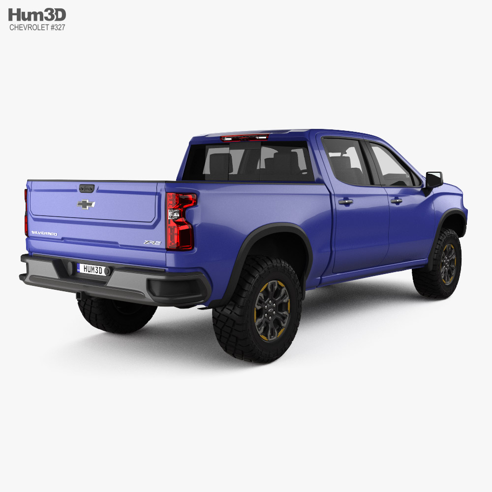 Chevrolet Silverado 1500 Crew Cab Standard Bed ZR2 2024 3D model