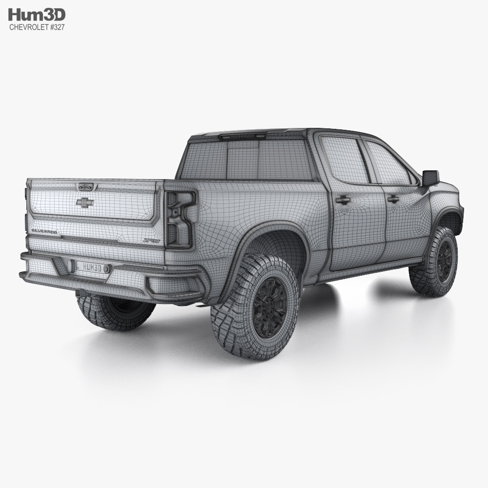 Chevrolet Silverado 1500 Crew Cab Standard Bed ZR2 2024 3D model