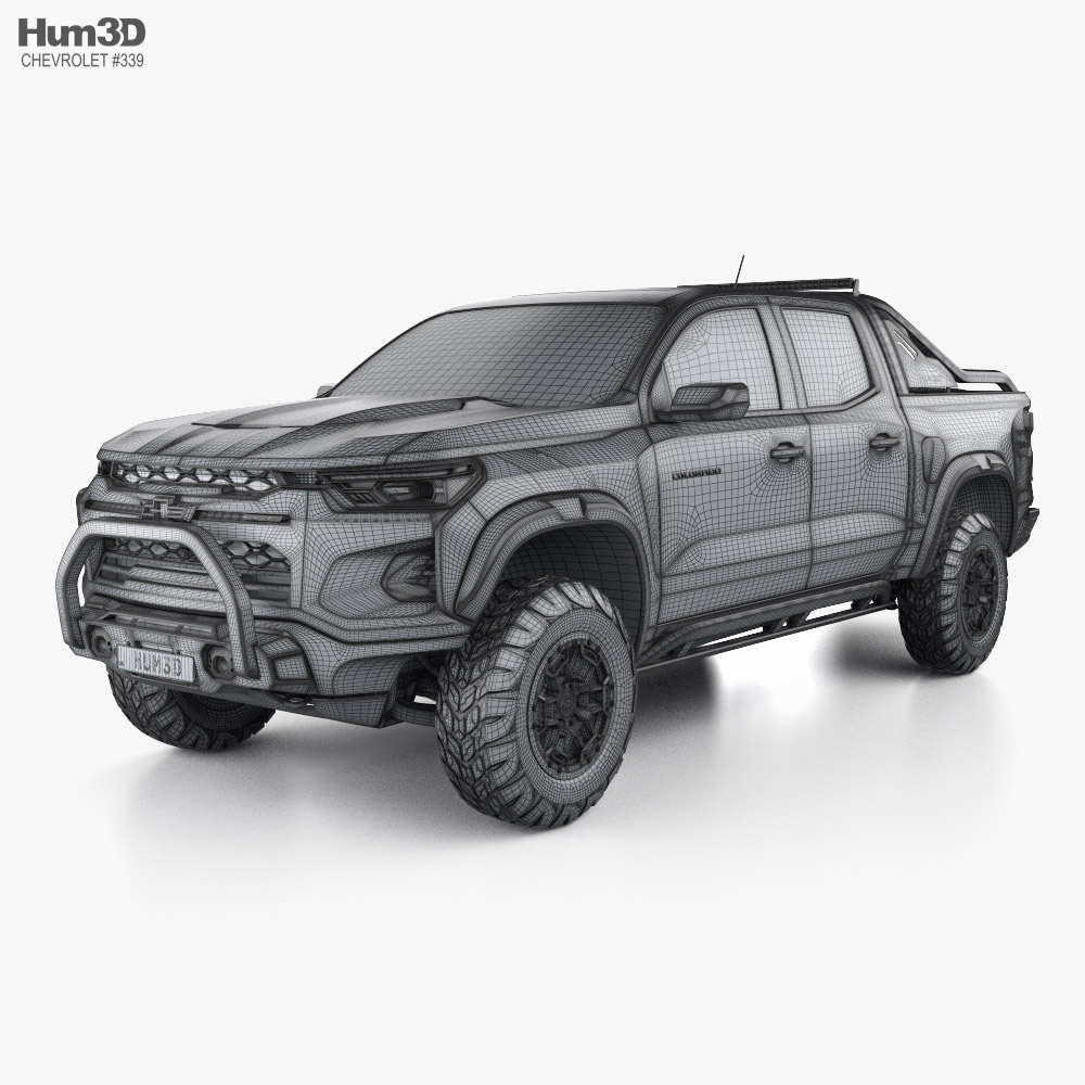 Chevrolet Colorado Crew Cab ZR2 Desert Boss 2024 3D model