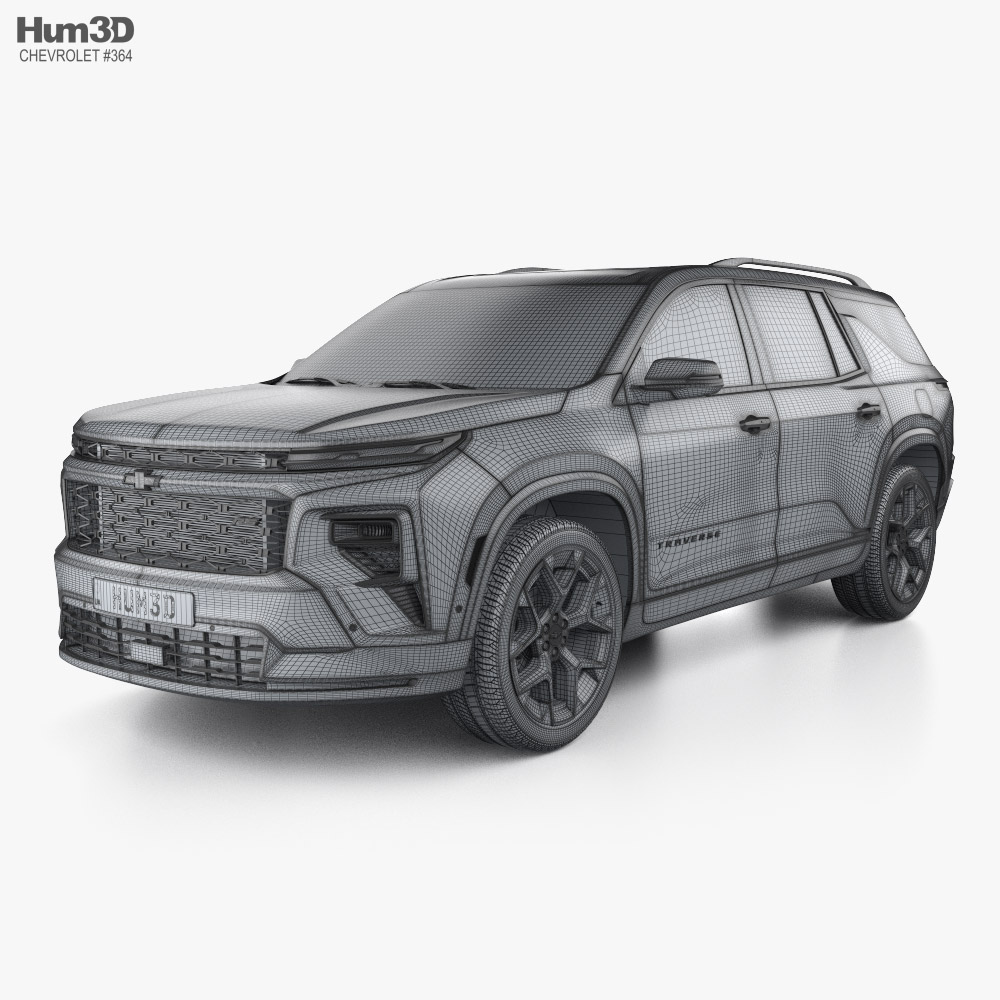 Chevrolet Traverse RS 2024 3D model