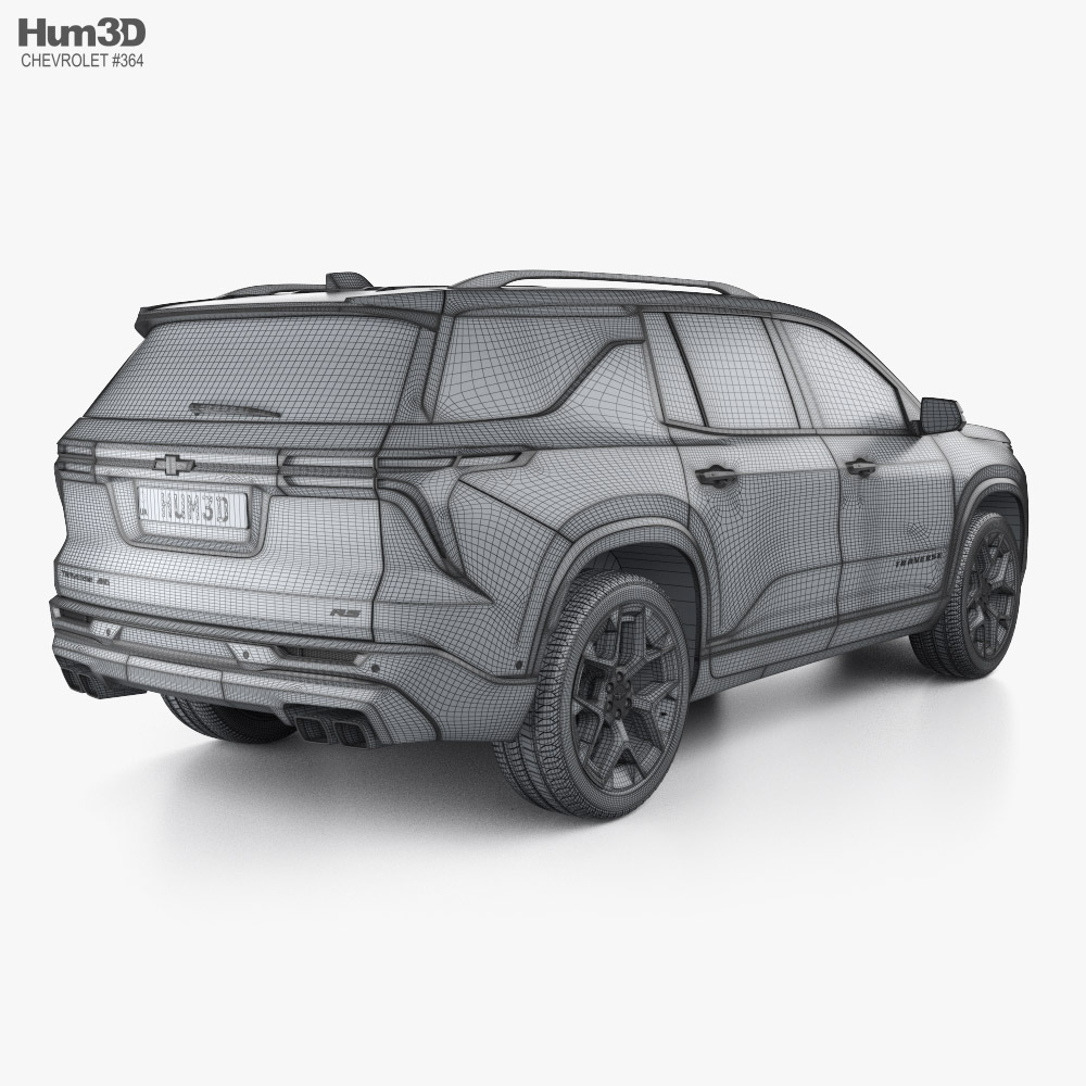 Chevrolet Traverse RS 2024 3D model