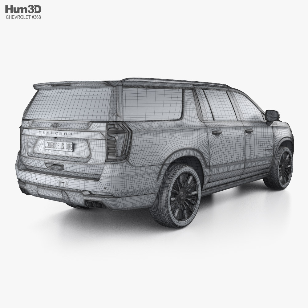 Chevrolet Suburban HighCountry 2024 3D model