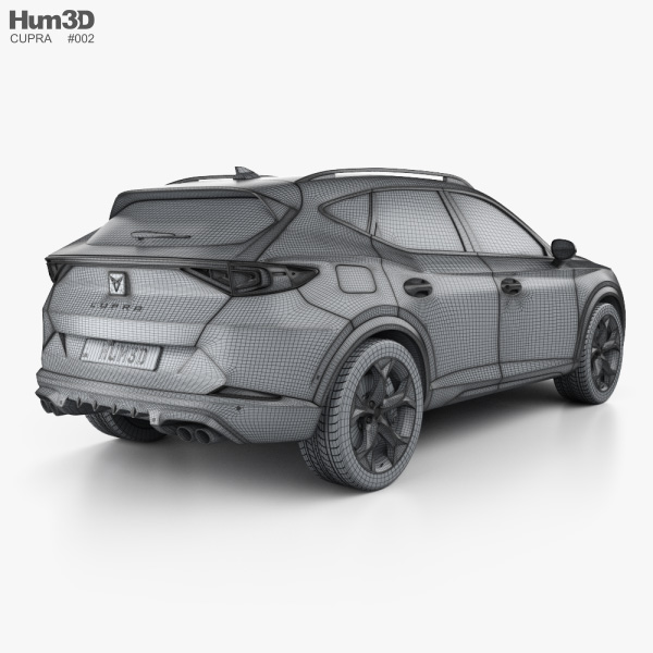 Cupra Formentor 2022 3D model