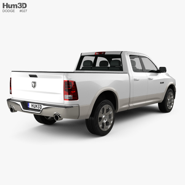 Dodge Ram 1500 Quad Cab Laramie 6-foot 4-inch Box 2014 3D model