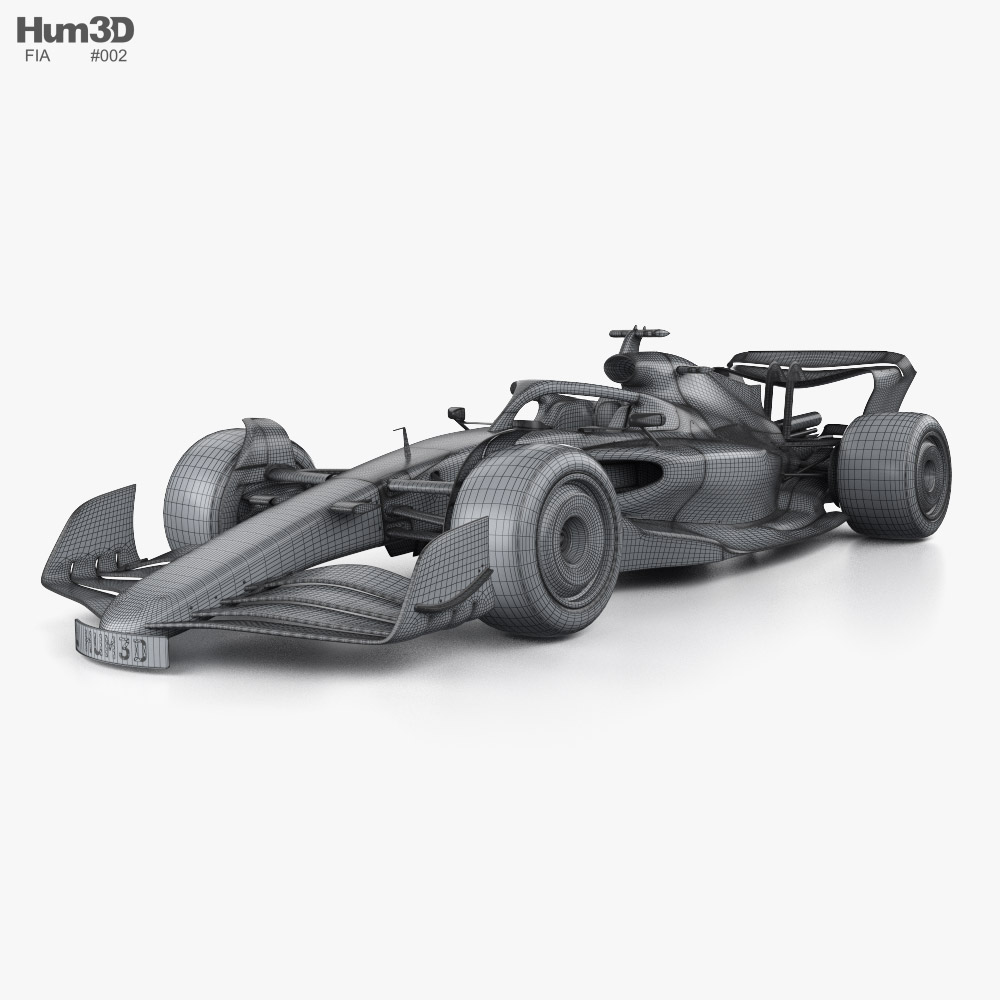 FIA F1 Car 2024 3D model