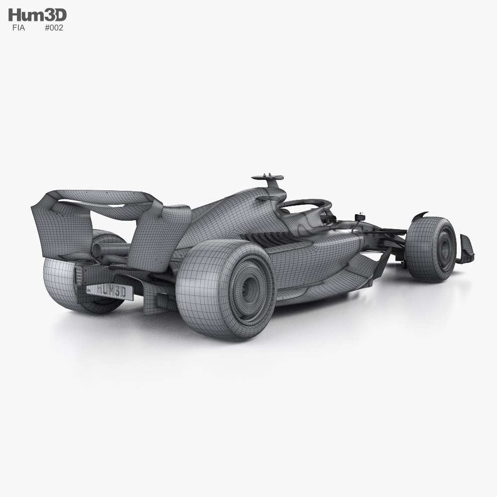 FIA F1 Car 2024 3D model