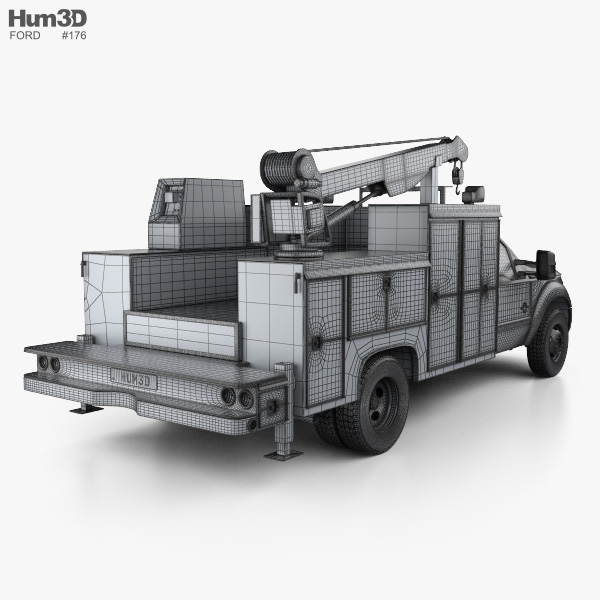 Ford F-550 Service Truck 2015 3D model