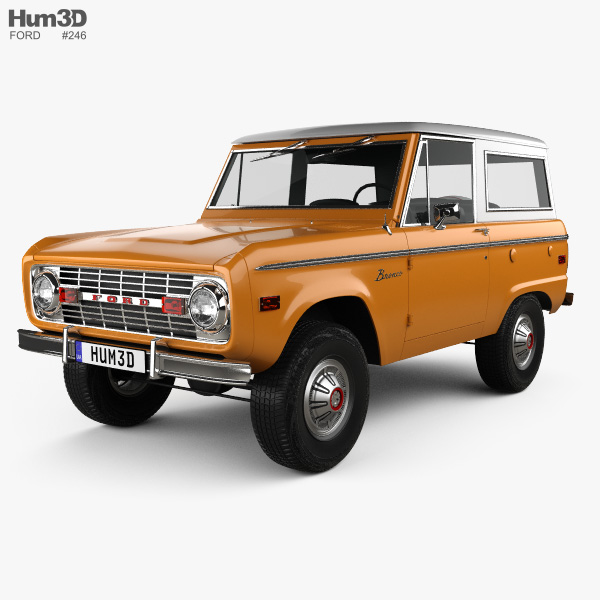 Ford Bronco 1975 3D model