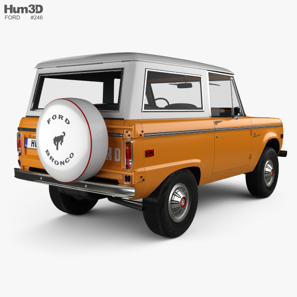 Ford Bronco 1975 3D model