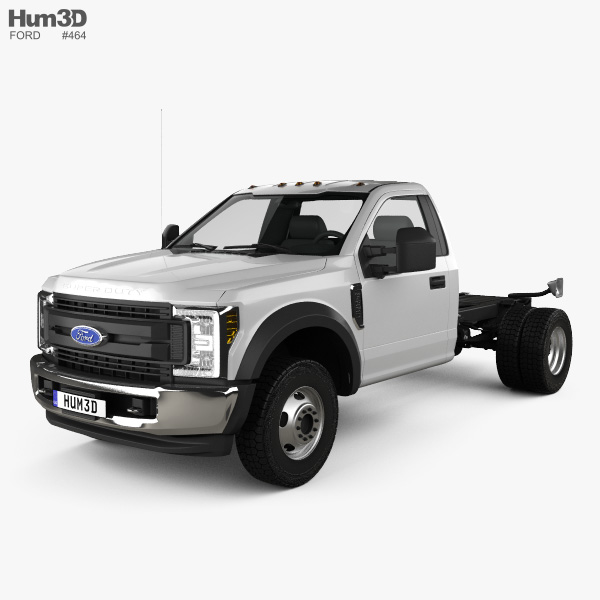 Ford F-550 Super Duty Regular Cab Chassis 2022 3D model