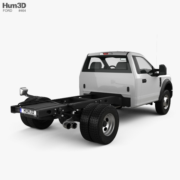 Ford F-550 Super Duty Regular Cab Chassis 2022 3D model