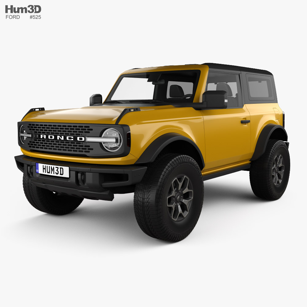 Ford Bronco 2-door Badlands 2022 3D model