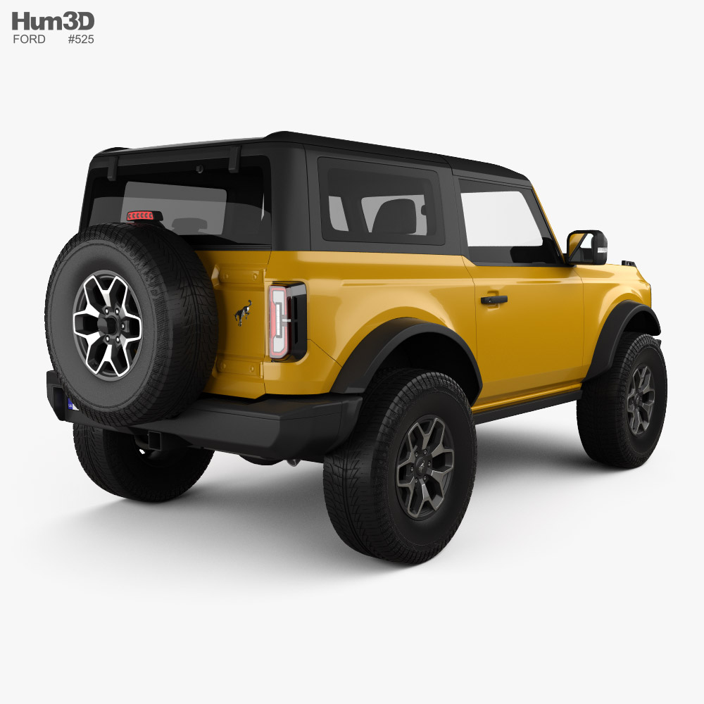 Ford Bronco 2-door Badlands 2022 3D model