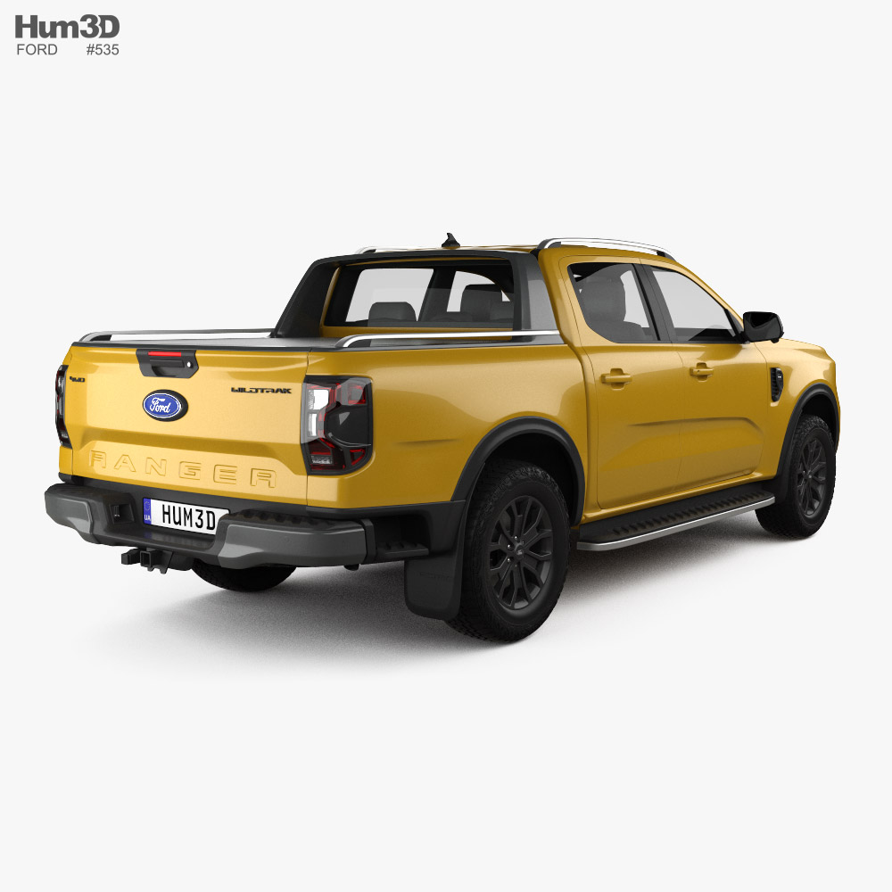 Ford Ranger Double Cab Wildtrak 2024 3D model