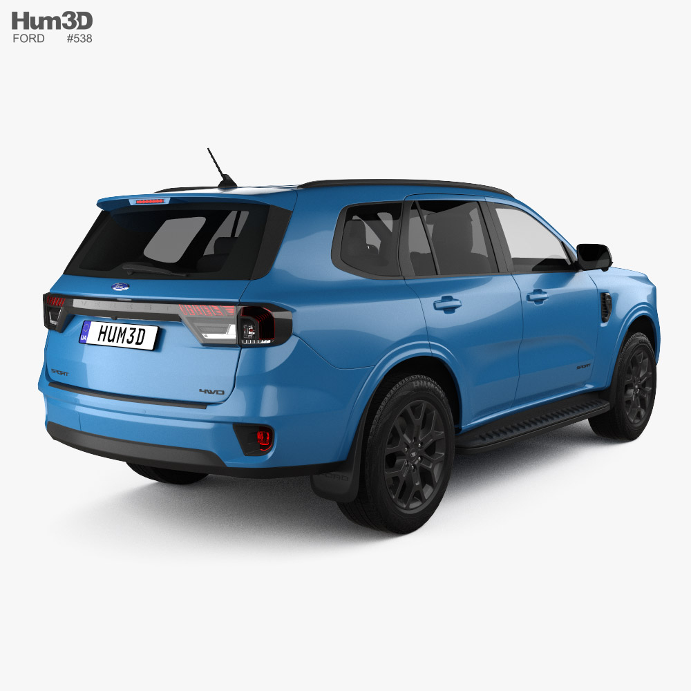 Ford Everest Sport 2024 3D model