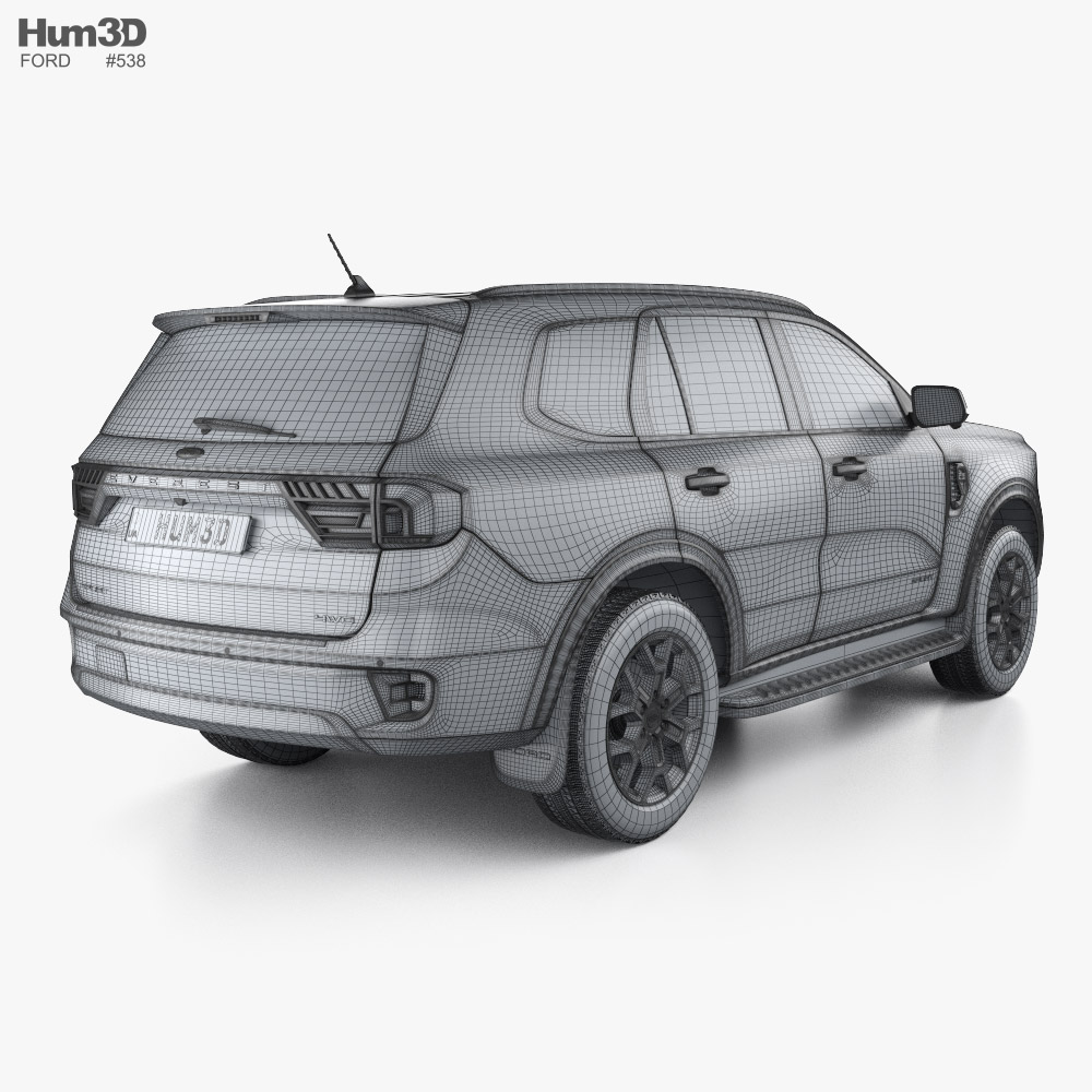 Ford Everest Sport 2024 3D model